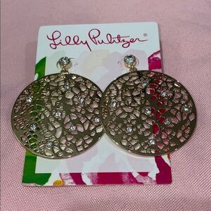 Lilly Pulitzer Gold Filigree Earrings